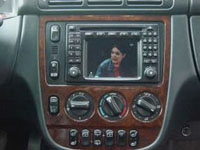 Mercedes In Dash CD, TV, and Nav System